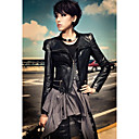 Women's Zipper Trim Short Jacket
