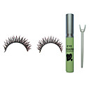 15 Pairs Black Handmade False Eyelash with Glue NO.F26