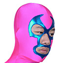 Rosa und Cyan Open Eyes and Mouse Lycra Hood