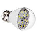 E27 2W 12x5050SMD 140-170LM 6000-6500K Bianco della lampadina LED (220V)
