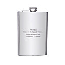 Personalized Stainless Steel 9-oz Flask