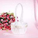 Cesta de la flor de raso bowknot Y Sash (más colores)
