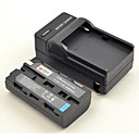 DSTE Volledige Coded 7.4V 2400mAh NP-F330 F550 F570 Li-ion batterij & US Plug DC01 voor Sony CCD-SC5 CCD-TRV80PK DCR-TRV820 en Meer