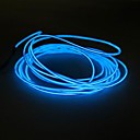 3m Blue EL Wire LED Wedding Decoration With Battery Box