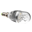 Dimmable E14 3W 270LM 3000-3500K Warm White Light LED Ball Bulb (220V)