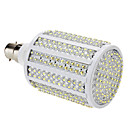 B22 19W 330-LED 1000-1100LM 8000-8500K Cold White Light LED Corn Bulb (85-265V)