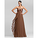 BRYNN - kjole til brudepige i chiffon og satin