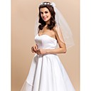 Abbastanza gomito lunghezza velo da sposa con Hoop floreale