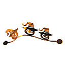1 Pair Paper-Cut Art Handmade False Eyelash Golden Garish NO.01
