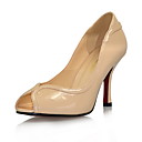 Einfache PU Pfennigabsatz Peep Toe Pumps Schuhe (weitere Farben)