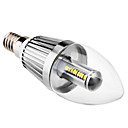 E14 3W 210-240LM 2800-3100K Warm White Light LED Candle Bulb (110-240V)