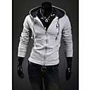 Männer Kitz bestickte Hoodiejacke