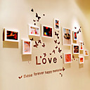 Conjunto de 12 Combinação Coleção Photo Frame de madeira parede