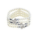 Fashion Crystal Butterfly Parel Verklaring Armband