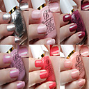 Round Bottle Paint Light Nail Lacquer Set(15ML*6)