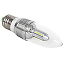 4W E27 320LM 6000-6500K Natural White Light LED bulbo de la vela (220)