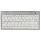  ultra-mince clavier sans fil Bluetooth v2.0 rechargeable (argent)
