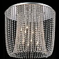  montagem de cristal luxuriante nivelado com 12 luzes