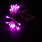 3M 30-LED Pink Light 2-Mode LED String Fairy Lamp for Christmas (3xAA)