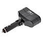 Prises allume-cigare double adaptateur d'alimentation avec deux ports d'alimentation USB