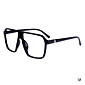 Unisex Vintage Square Plain Glass Spectacles